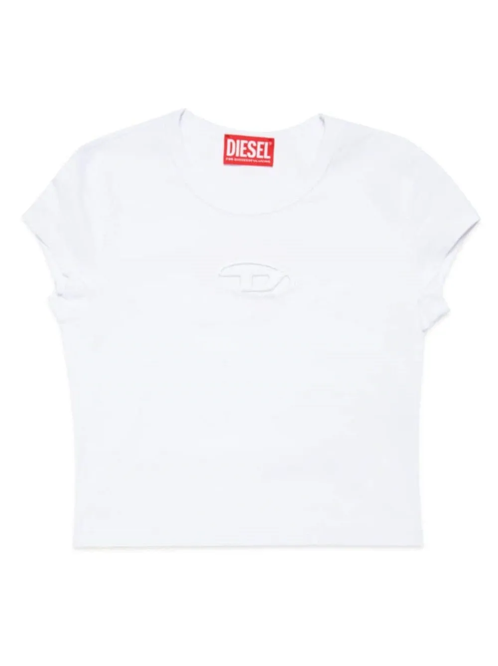 T-SHIRT CON LOGO TONO SU TONO