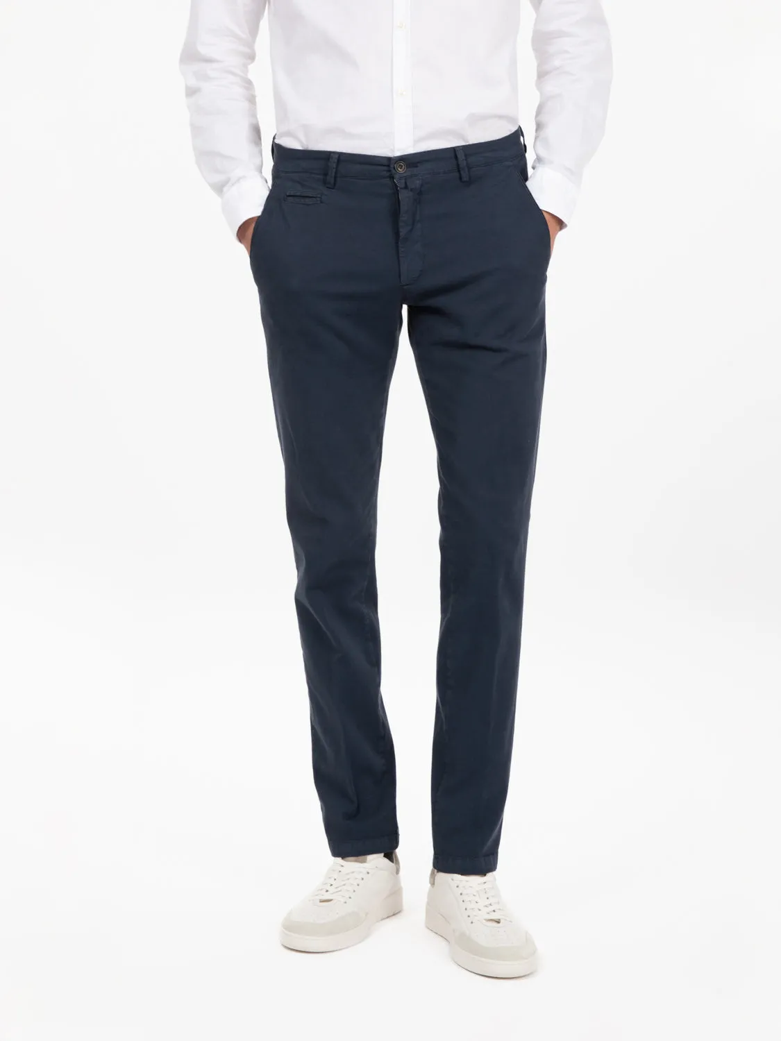 Pantaloni BG05 operato blu scuro