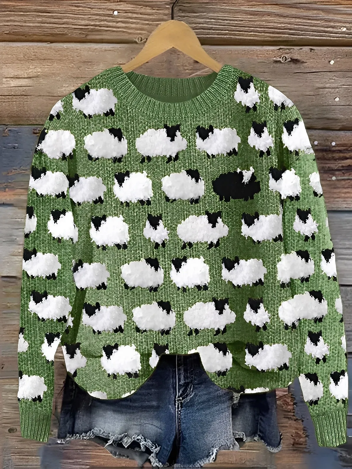 Shannah - Comodo maglione a maglia con stampa elegante per donne