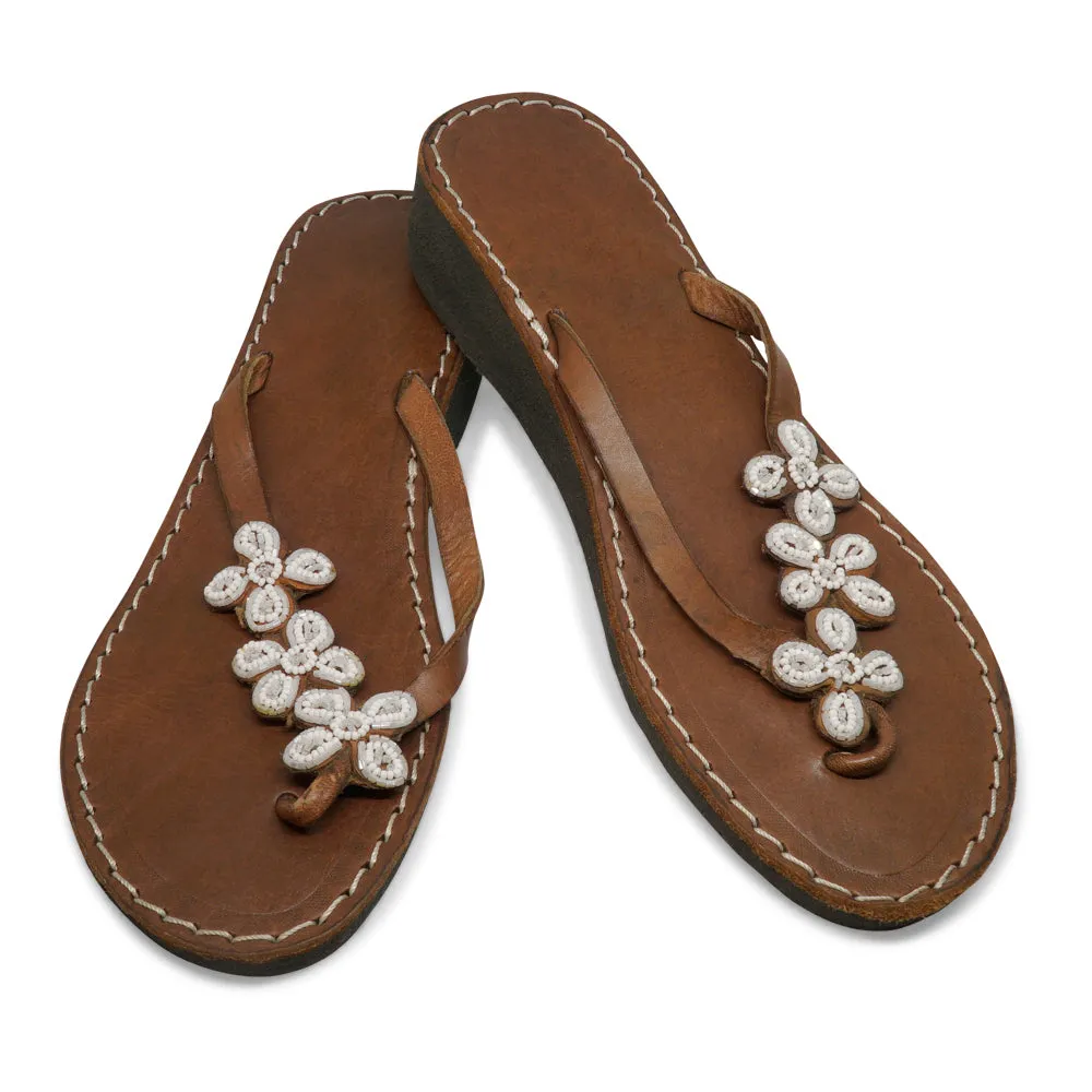 MODEL COLOR LEATHER SANDALS WEDGE (EU X / US X) test purchase