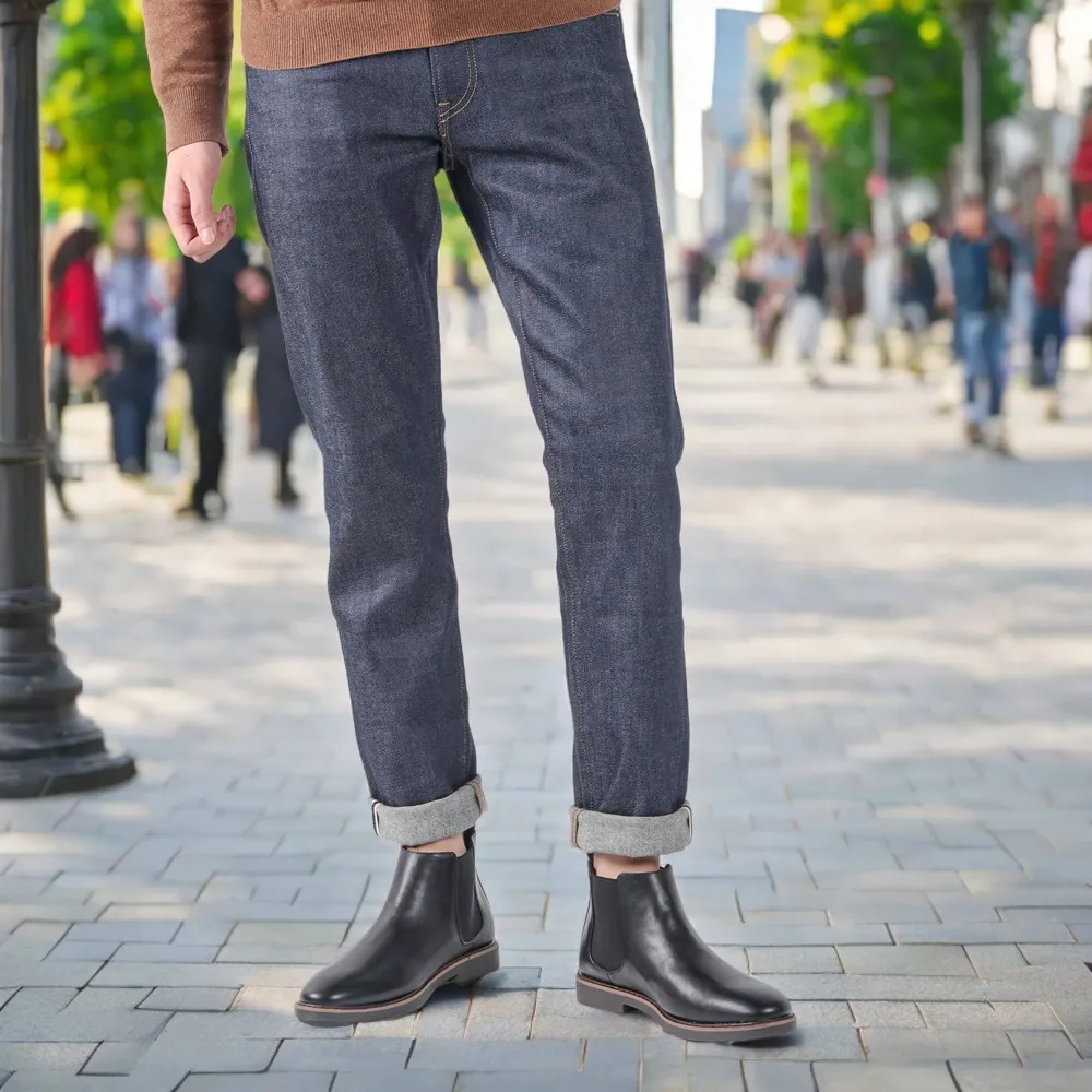 Hammond - Classici stivali Chelsea in pelle per uomo