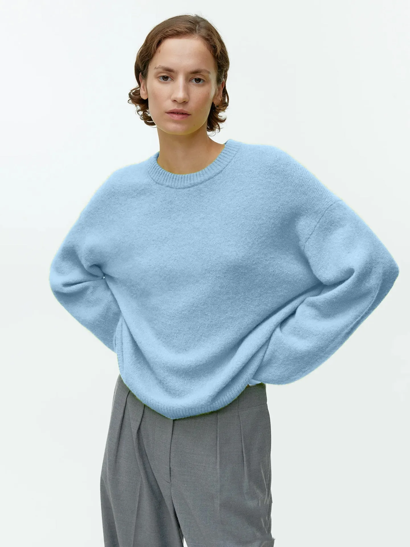 Caelie - Maglione in cashmere spesso e casual per donne