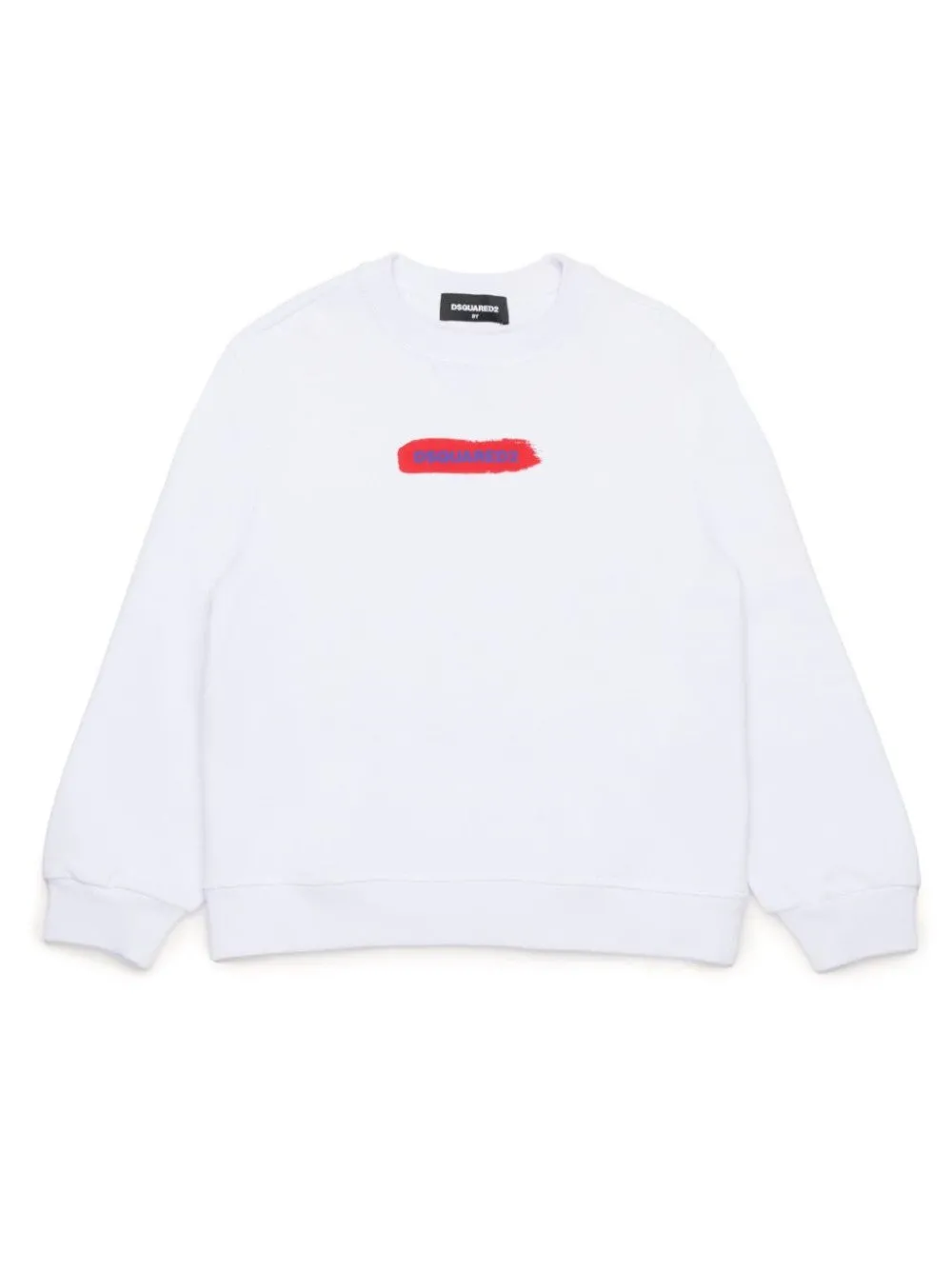 FELPA GIROCOLLO CON LOGO SUL FRONTALE