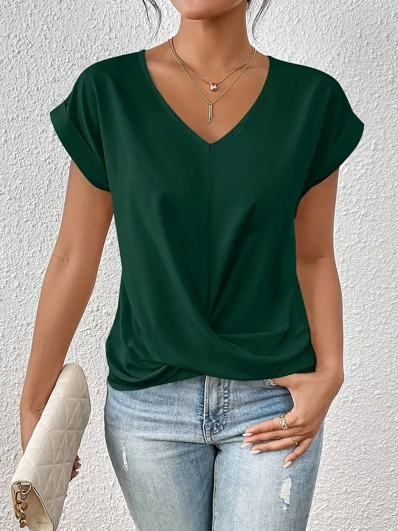 Zinnia – T-Shirt Casual a Manica Corta