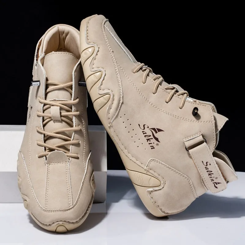 Sergio - Scarpe ortopediche in pelle per uomini