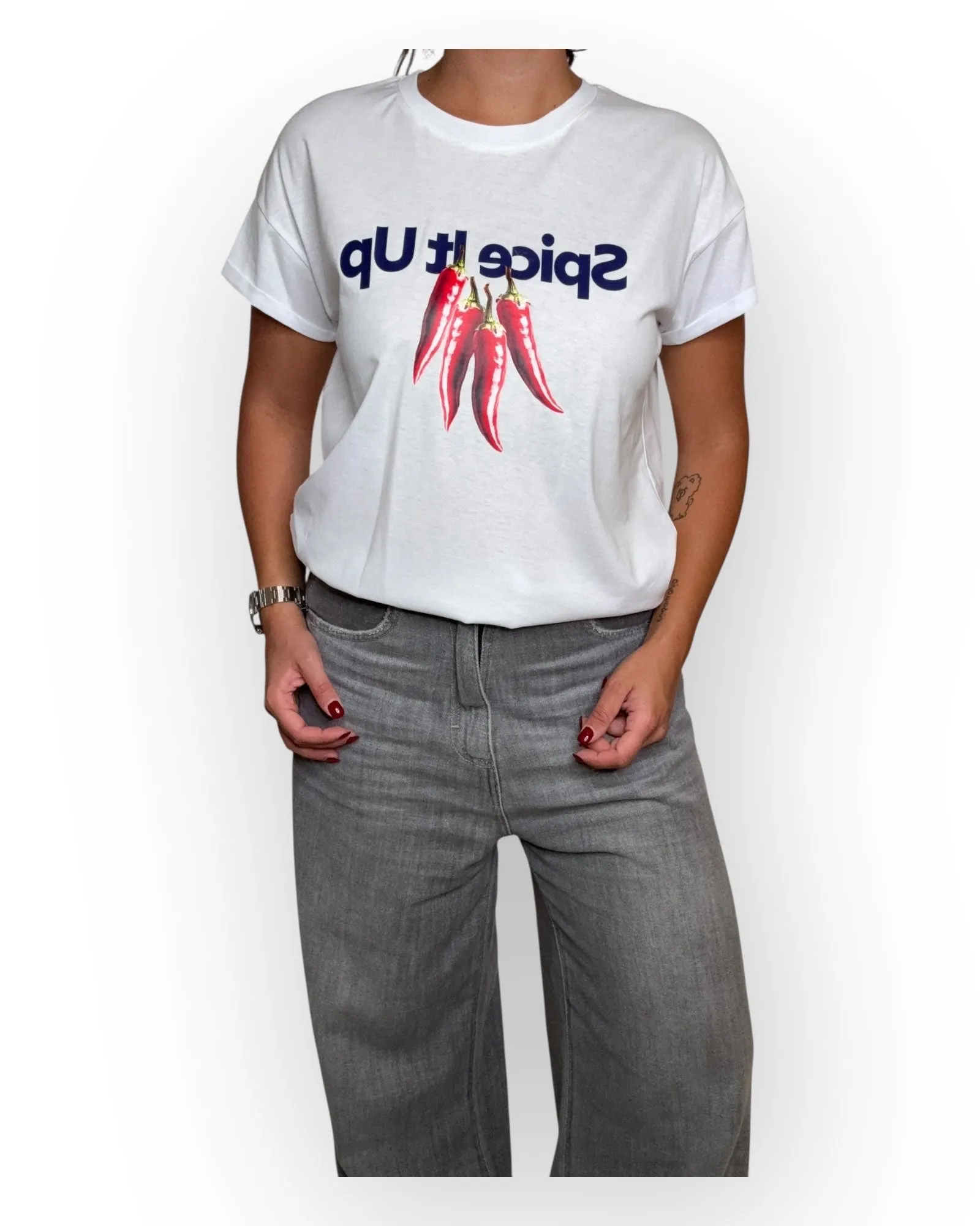 25M7496 - T-SHIRT - Tensione in