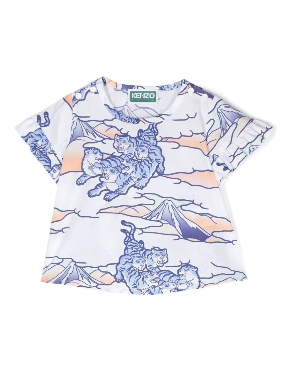 T-SHIRT TIGER ON MOUNTAIN