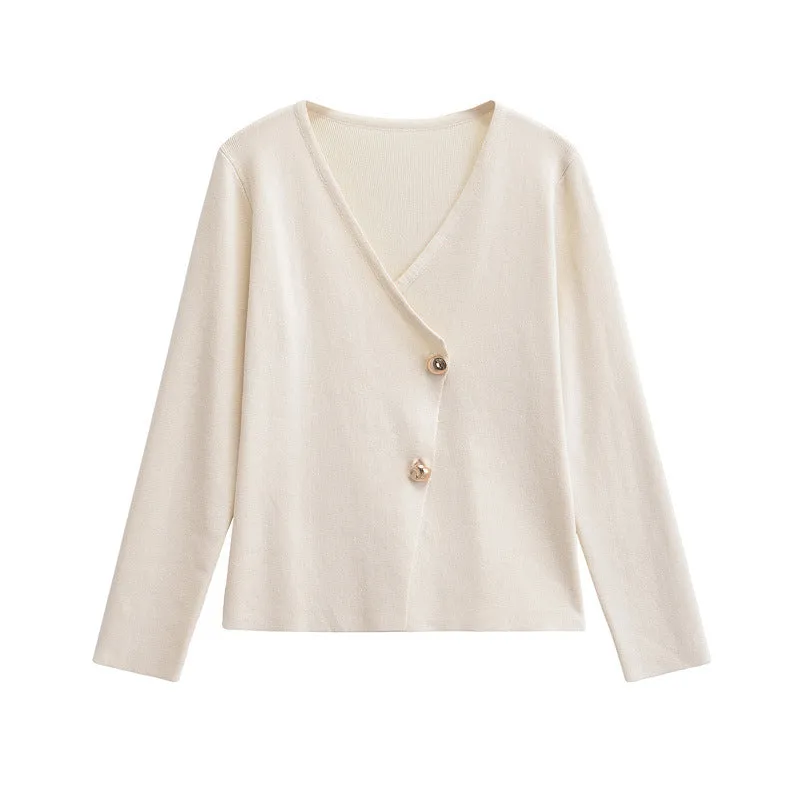 Helena - Elegante cardigan a maglia asimmetrico per donne