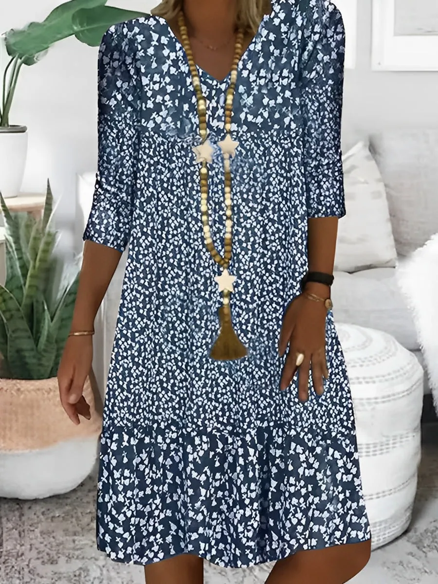 Hollis - Elegante abito estivo con stampa per donne