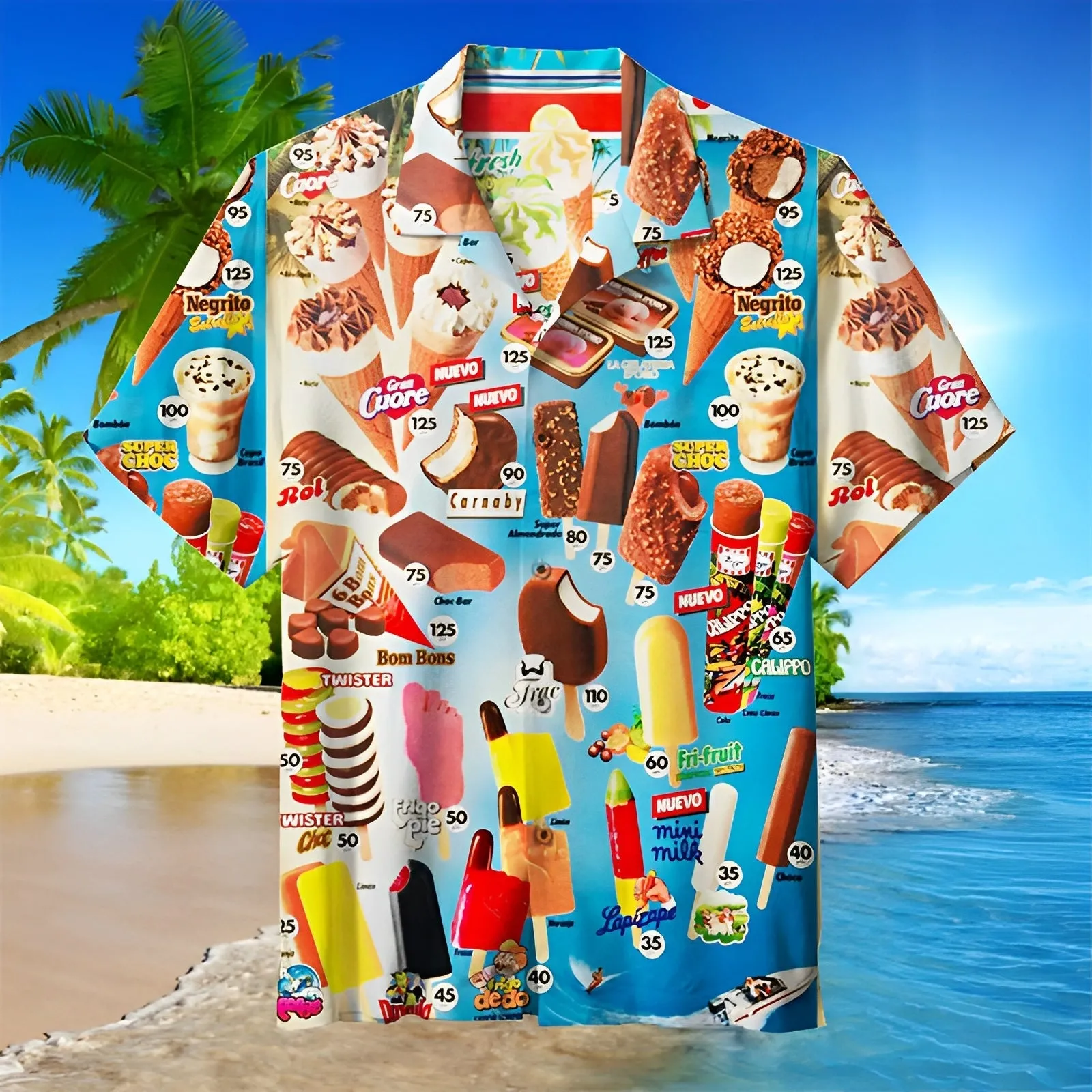 Paul - Comoda Camicia Estiva con Stampa per Uomini