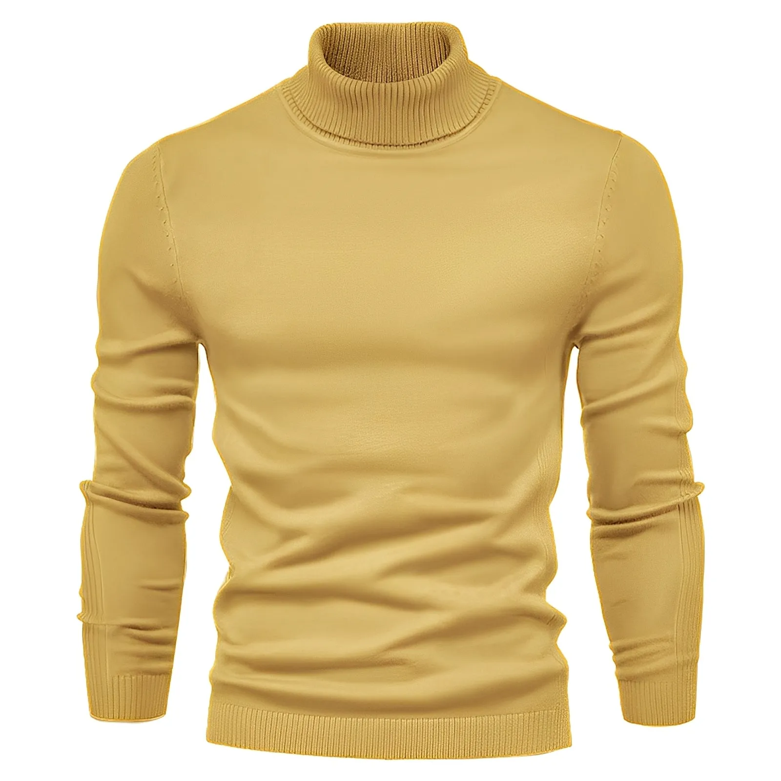 Jonah - Maglione a collo alto semplice per uomini