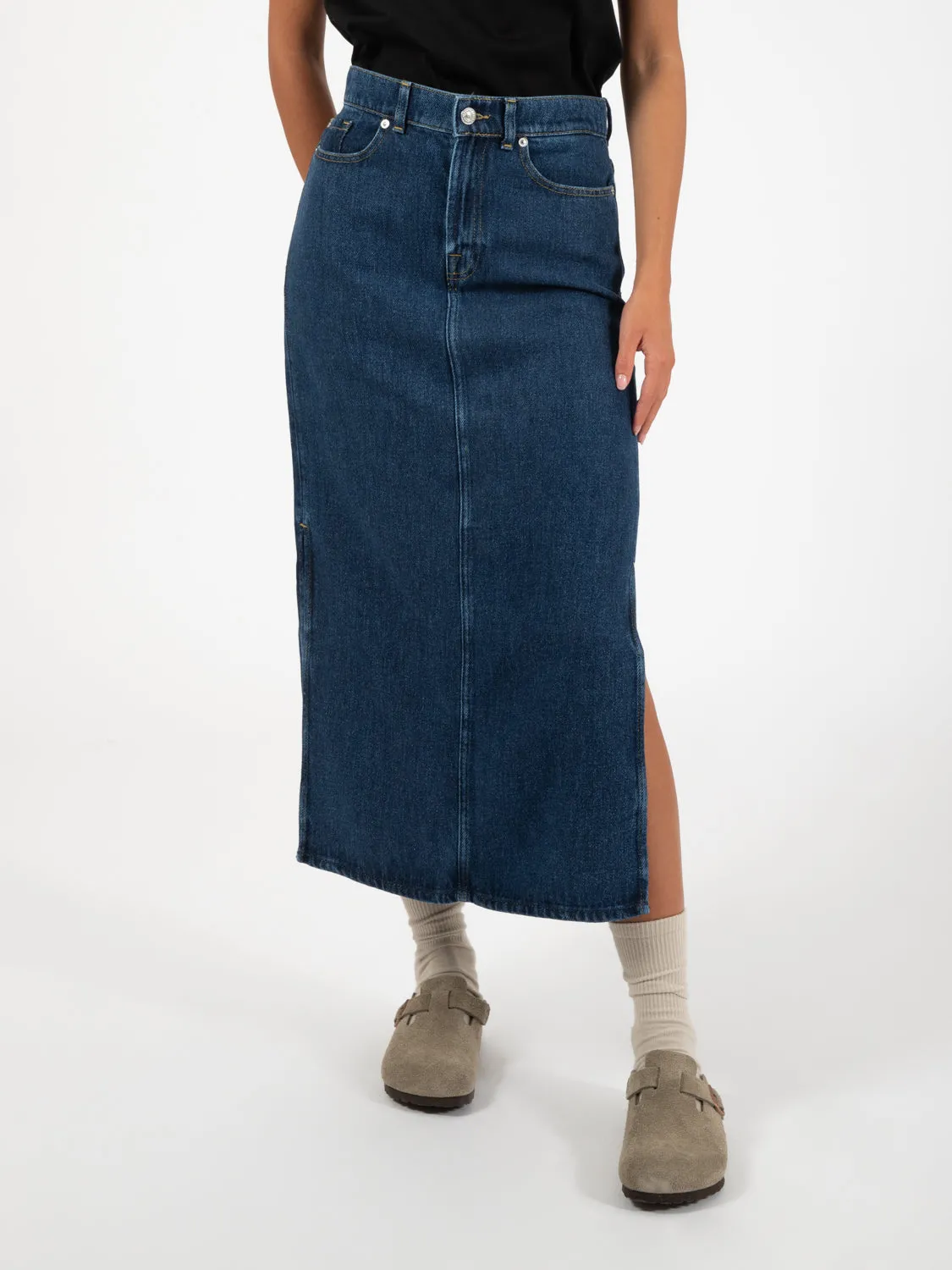 Gonna denim blunote mid blue