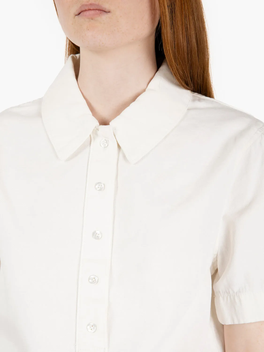 Polo lino e cotone Ostuni White