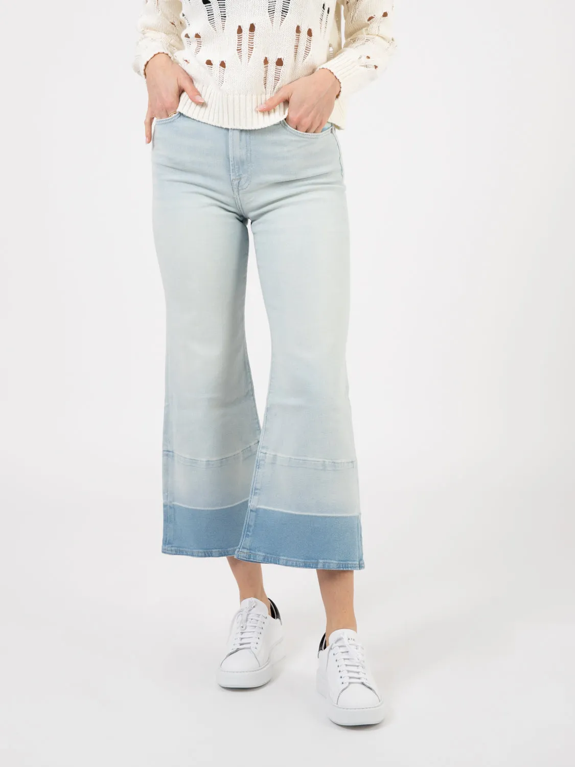 The Cropped Jo Luxe Vintage Sunland light blue