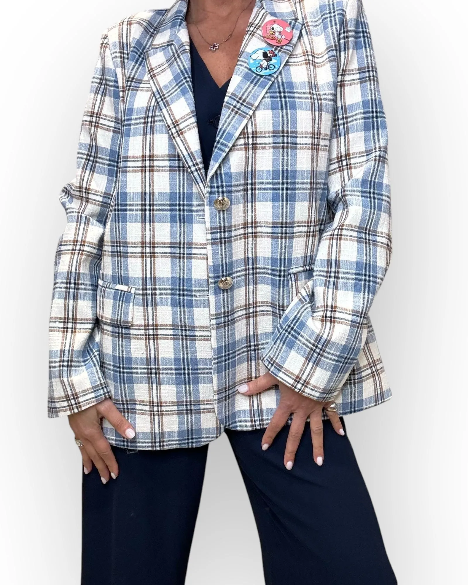 36242G - giacca check - motel