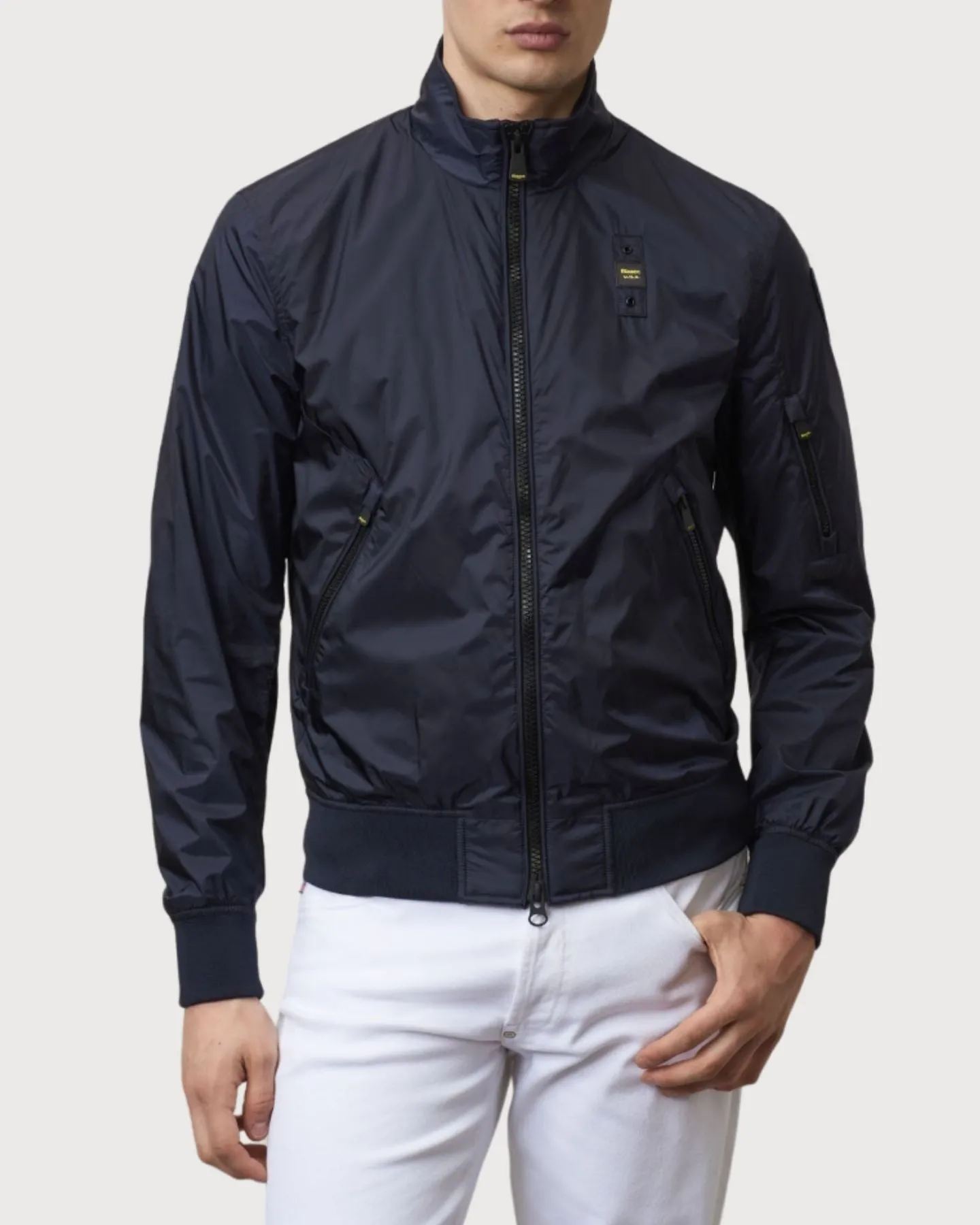 Blauer Giubbino Bomber Theodore