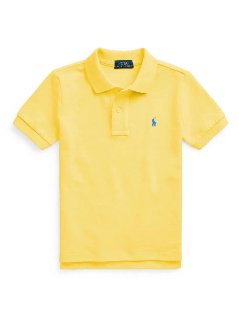 POLO CON LOGO RICAMATO A CONTRASTO