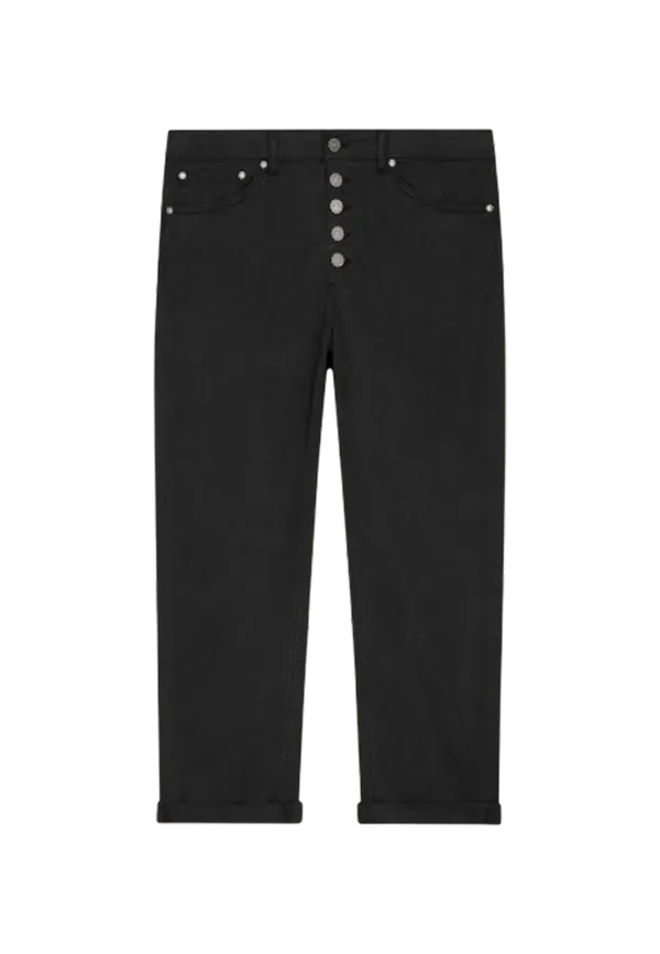 Dondup - Pantaloni Koons loose in armatura di lyocell e cotone