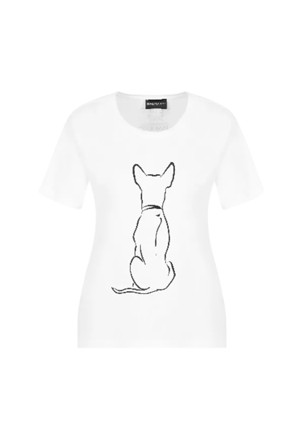 Giorgio Armani - T-shirt in jersey stretch We Love Dogs #27