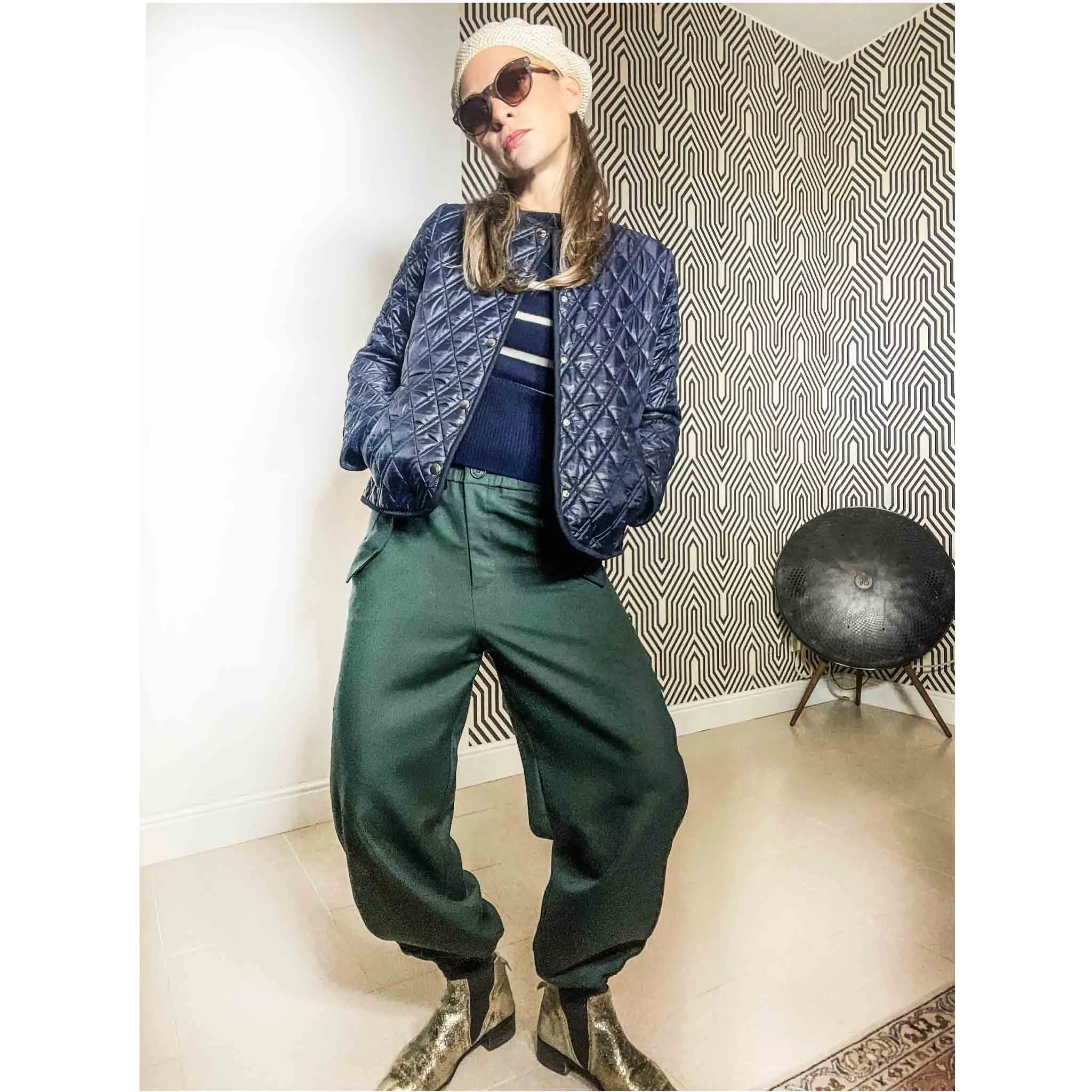 EXIT - Giacca trapuntata blu