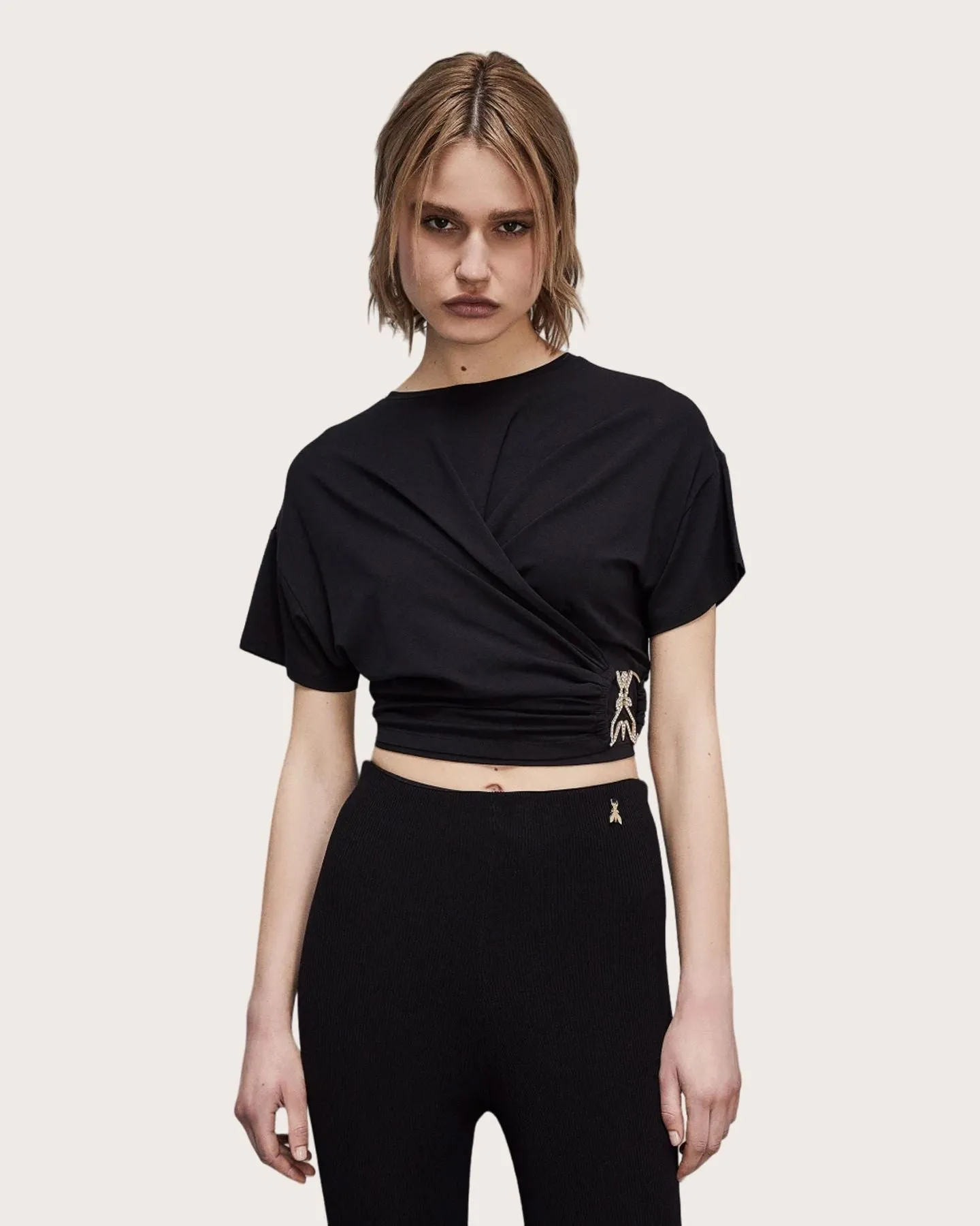 Patrizia Pepe t-shirt con applicazione logo