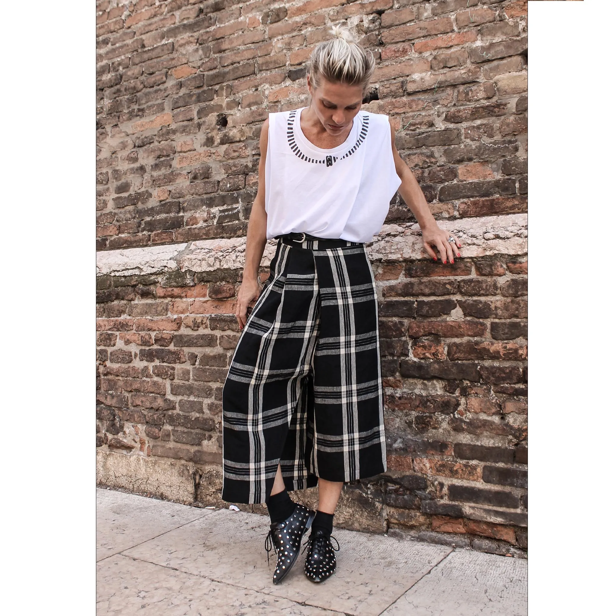 GABO 02 - Gonna-pantalone quadri