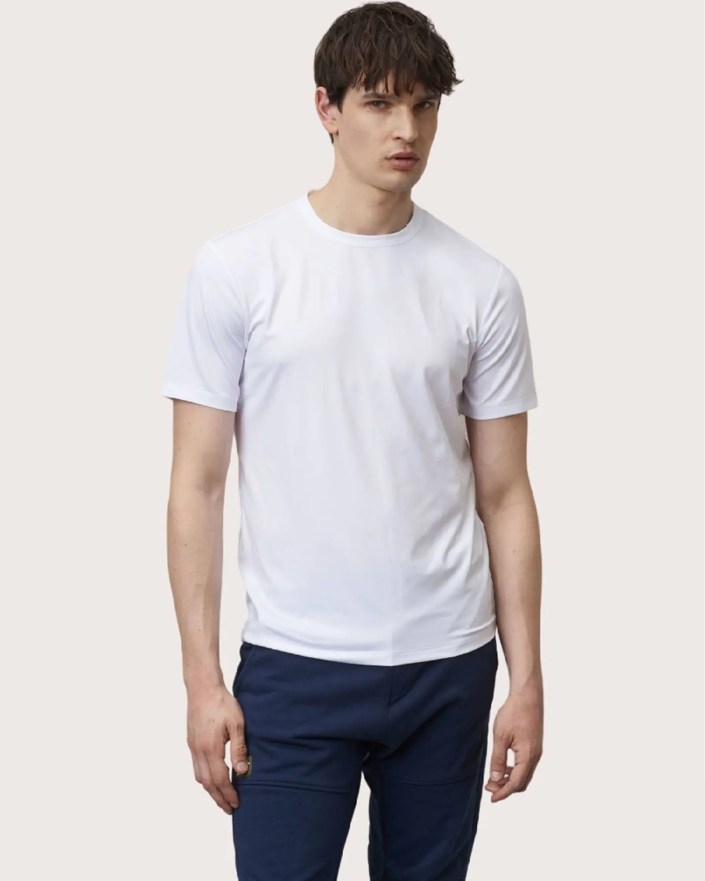 Blauer T-Shirt elasticizzata