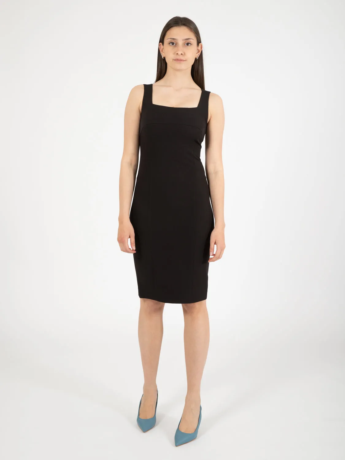 Tubino senza maniche nero