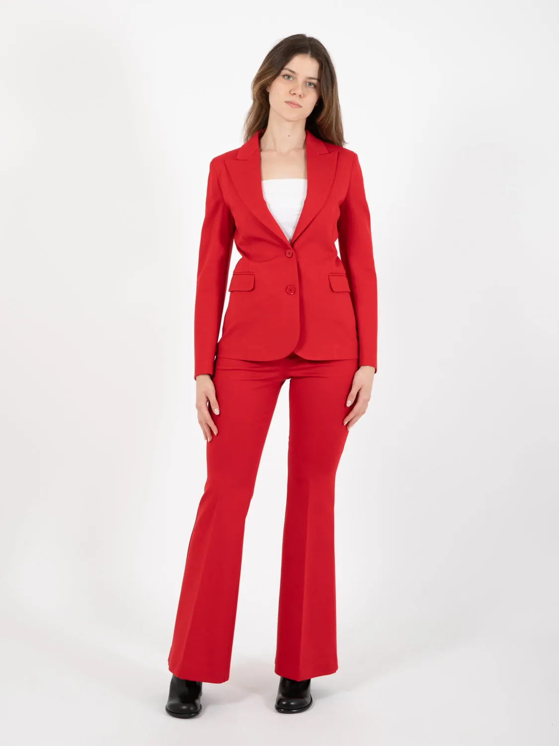 Blazer completo rosso