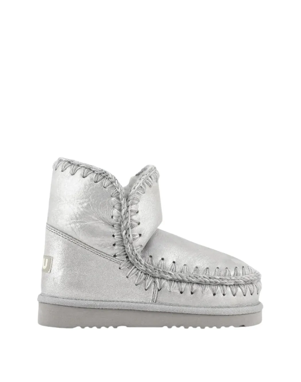 STIVALI CON FINITURA ARGENTATA