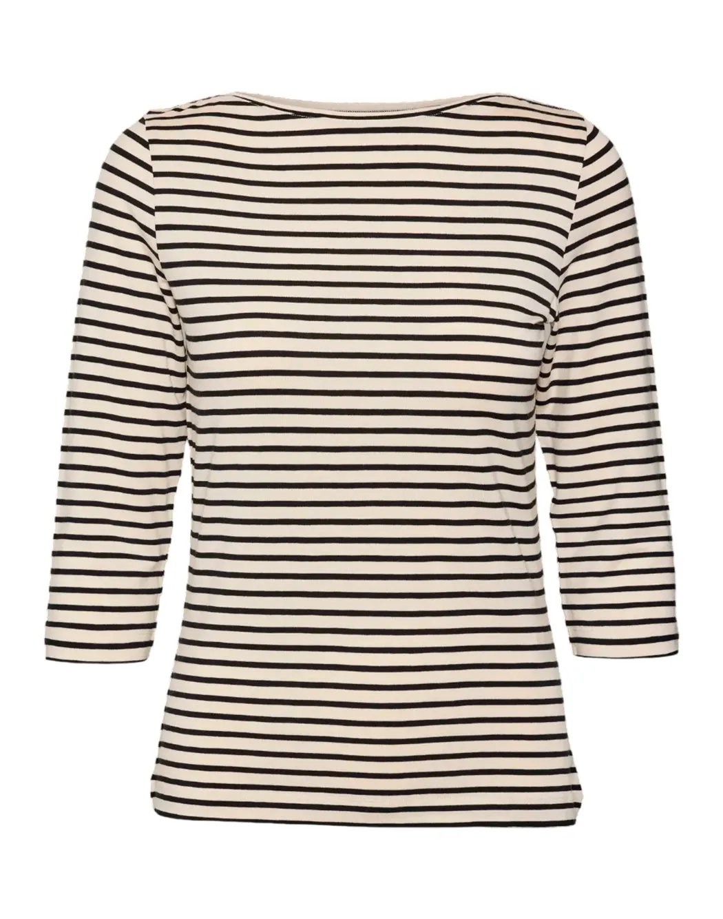 AWFIONA 3/4 TOP CON SCOLLO A BARCA