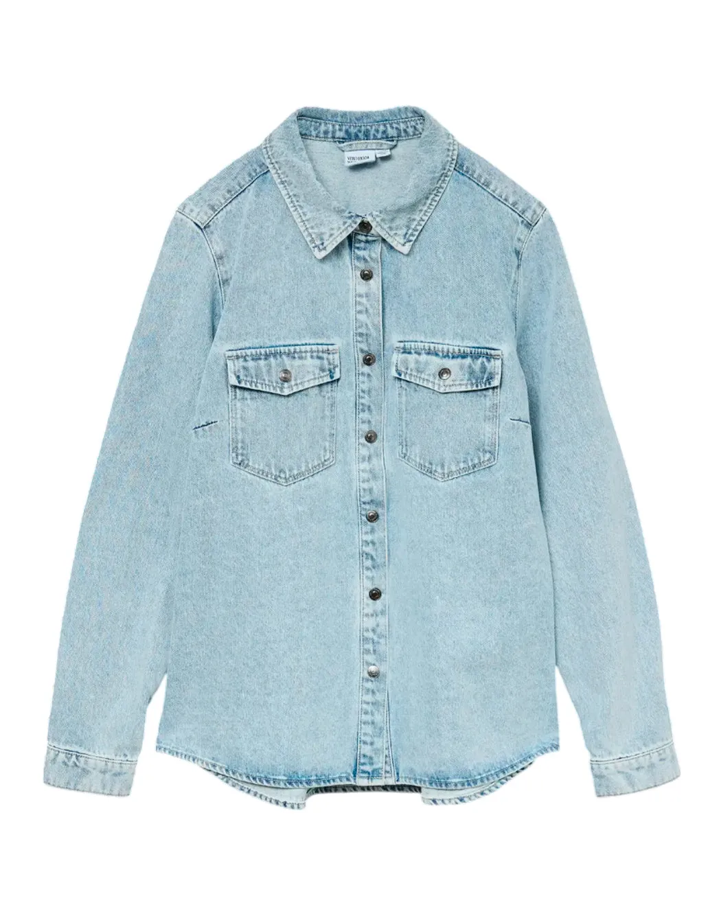 VMJENNIE LS CAMICIA IN LIGHT DENIM