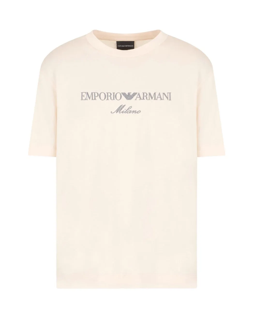 T-SHIRT CON LOGO RICAMATO