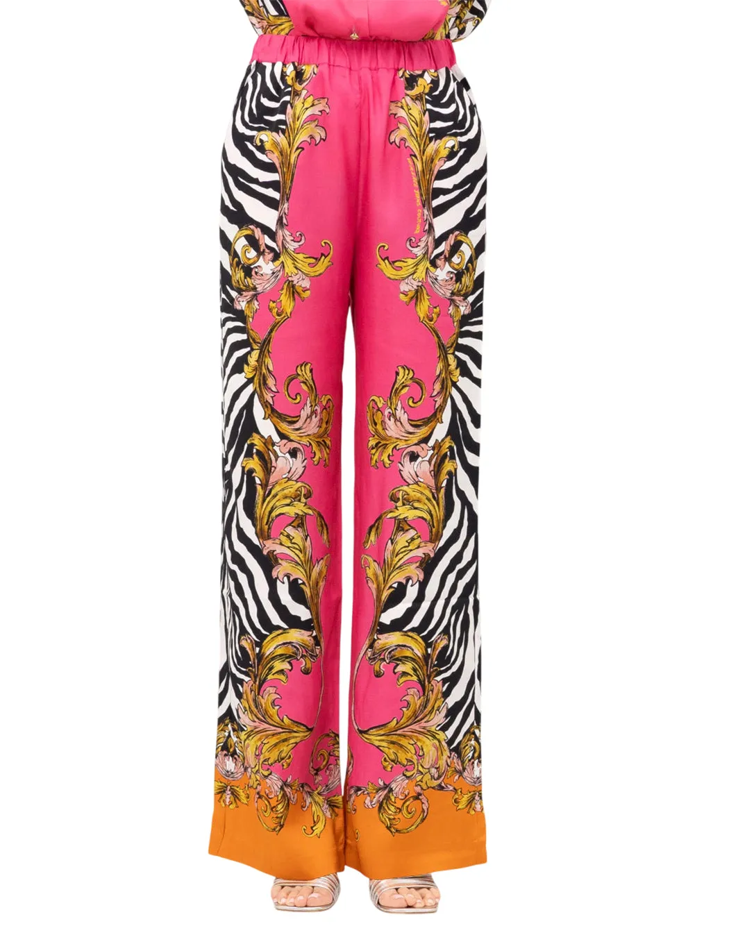 PANTALONE A PALAZZO CON GAMBIA AMPIA