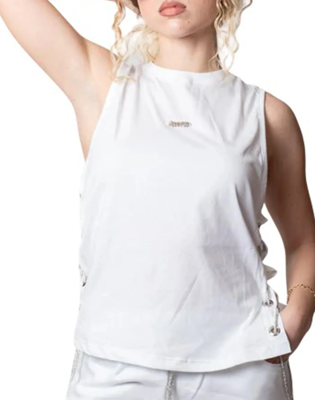 CANOTTA CON LOGO IN METALLO