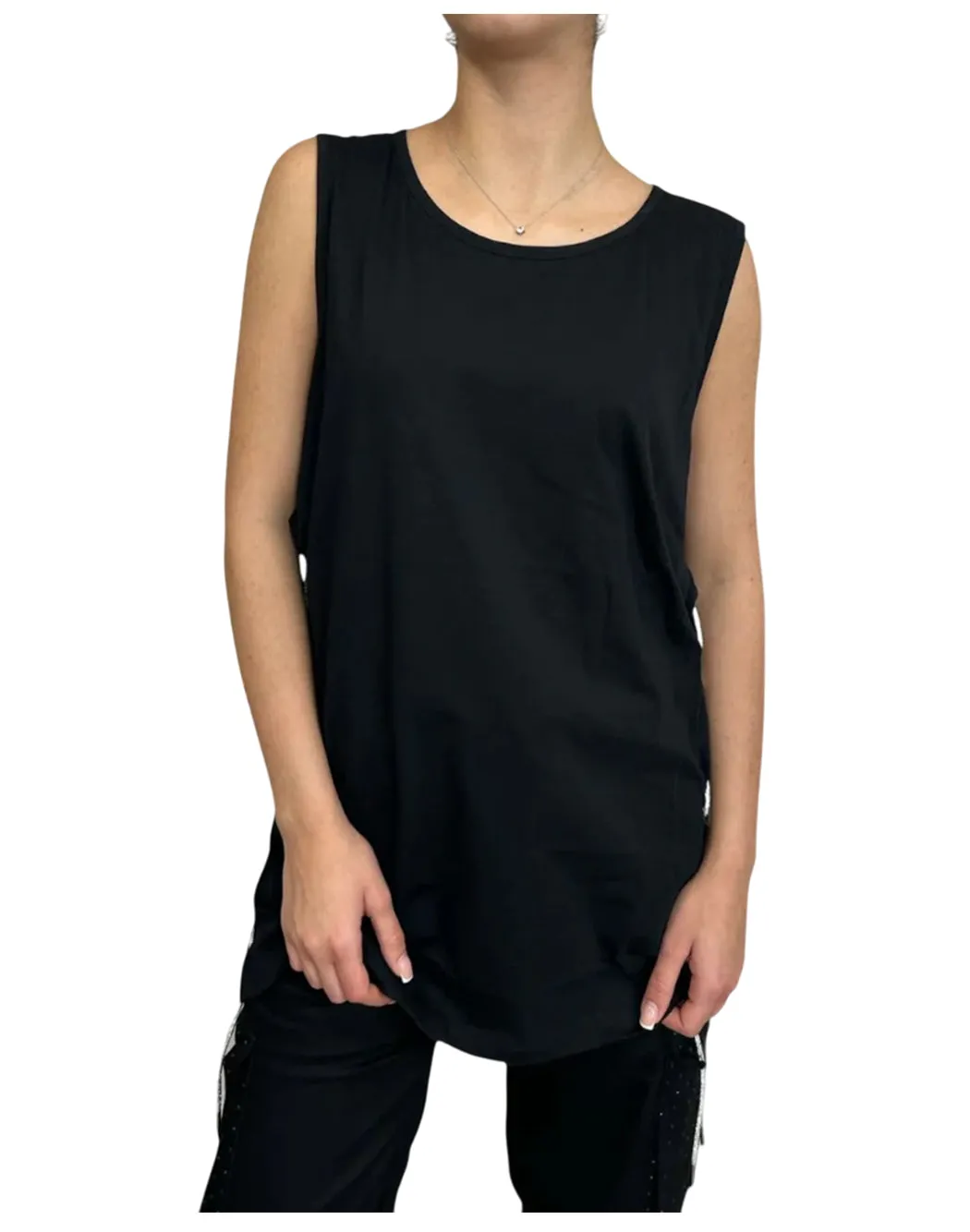 CANOTTA CON APERTURE LATERALI