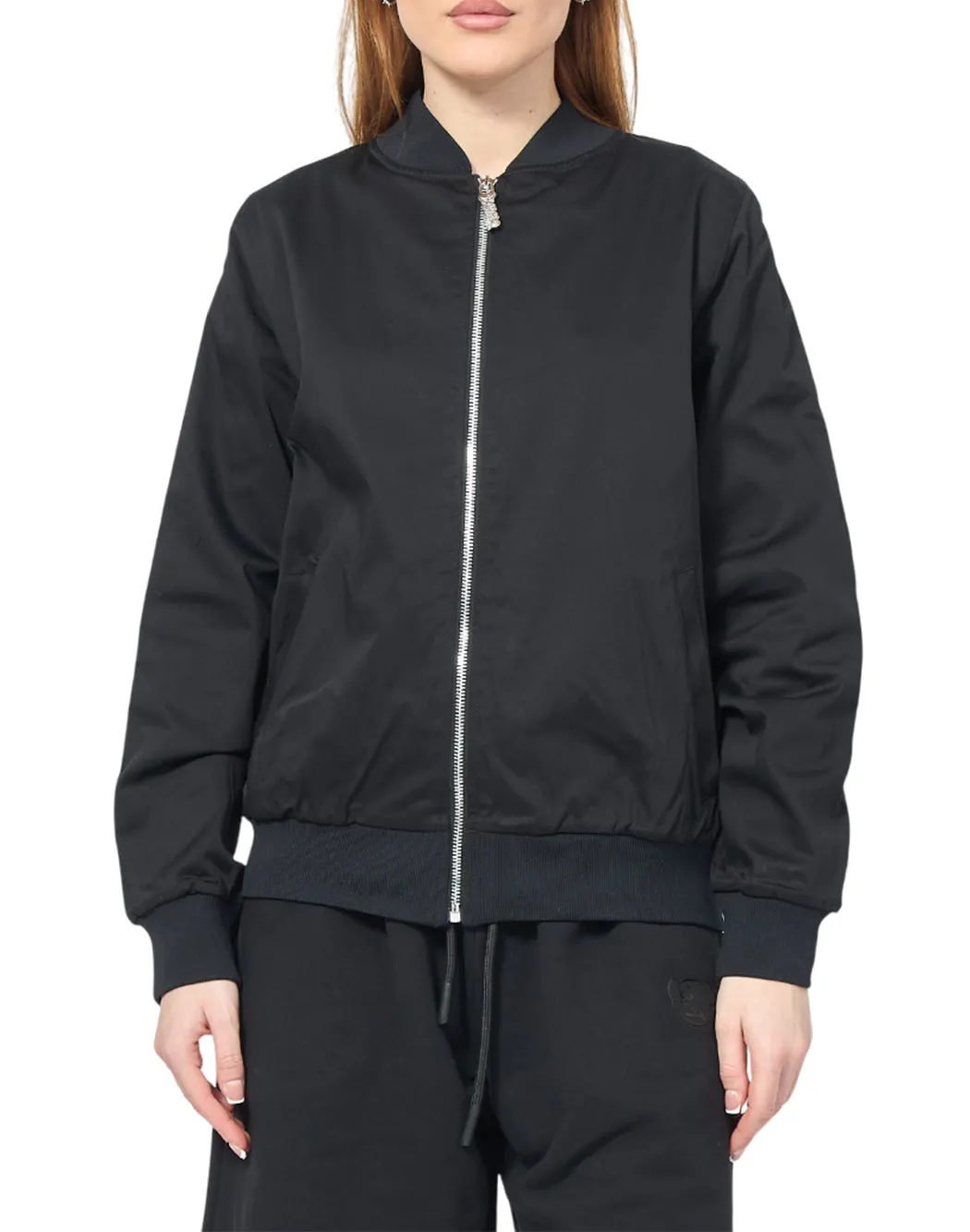 BOMBER CON STRASS SUL RETRO