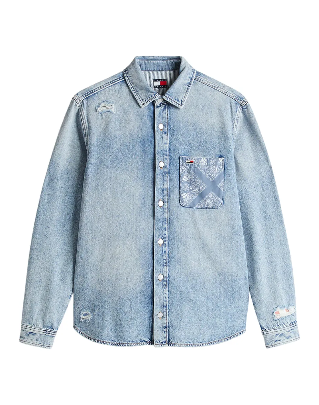 CAMICIA IN DENIM DISTRESSED