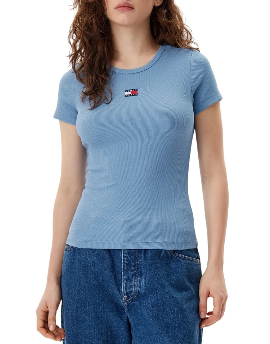 T SHIRT A COSTE CON LOGO