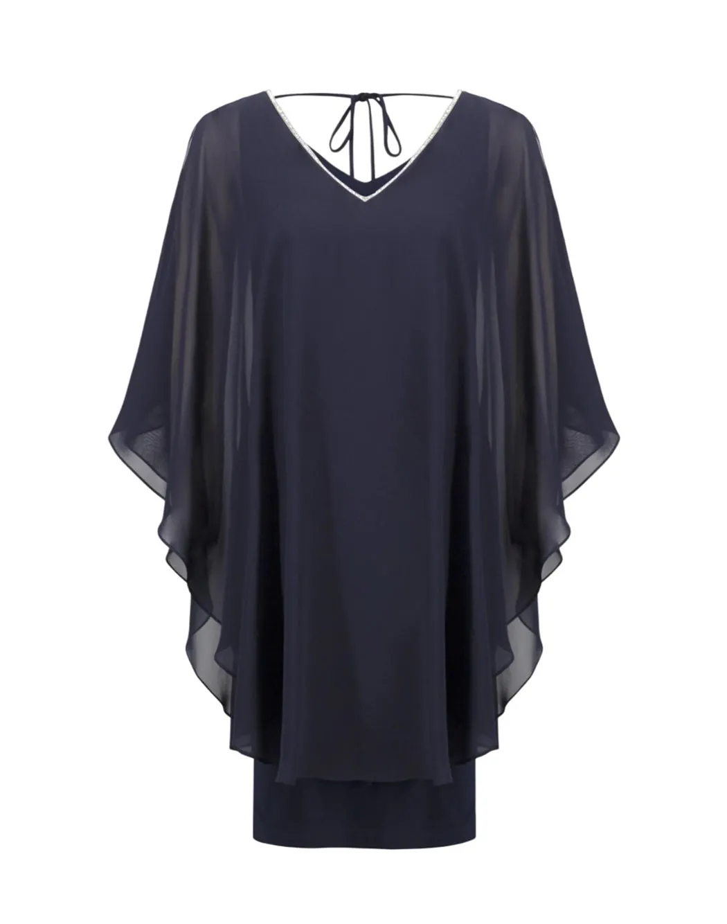 ABITO CON MANICHE A MANTELLO