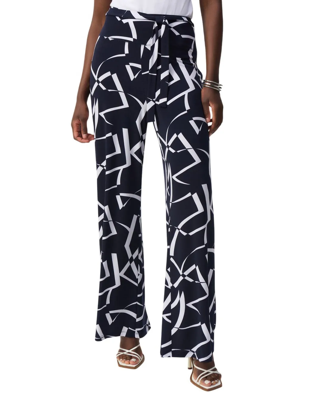 PANTALONI A PALAZZO CON STAMPA