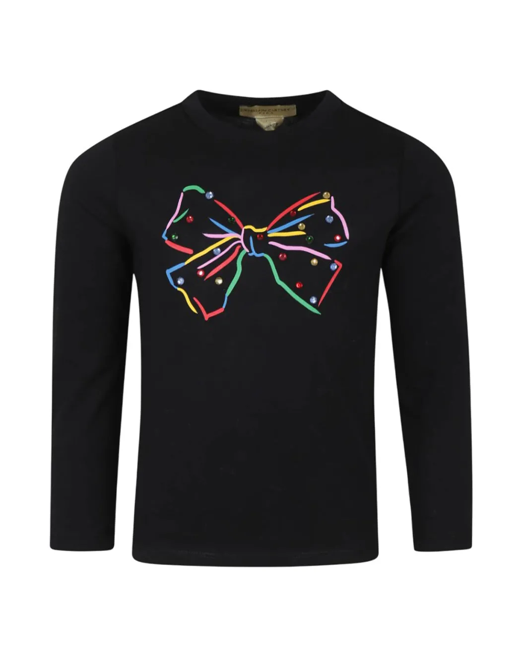 T-SHIRT CON STAMPA FIOCCO