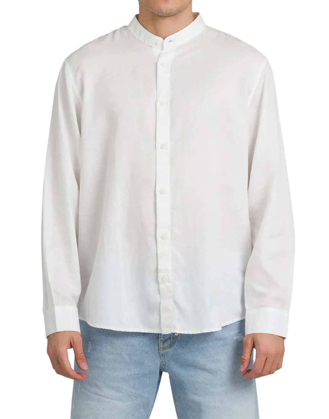 CAMICIA CON COLLO ALLA COREANA