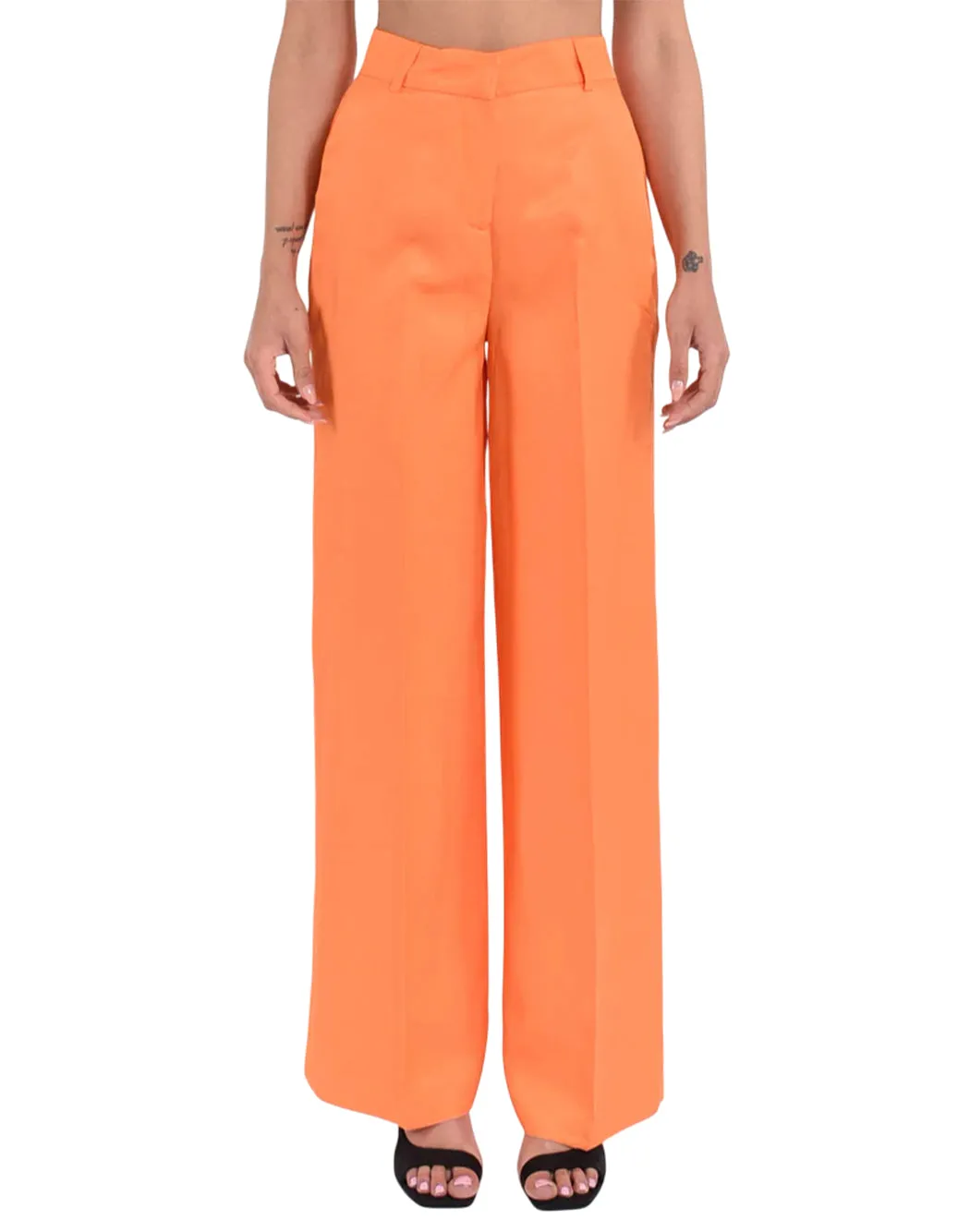 PANTALONE IN  MISTO LINO