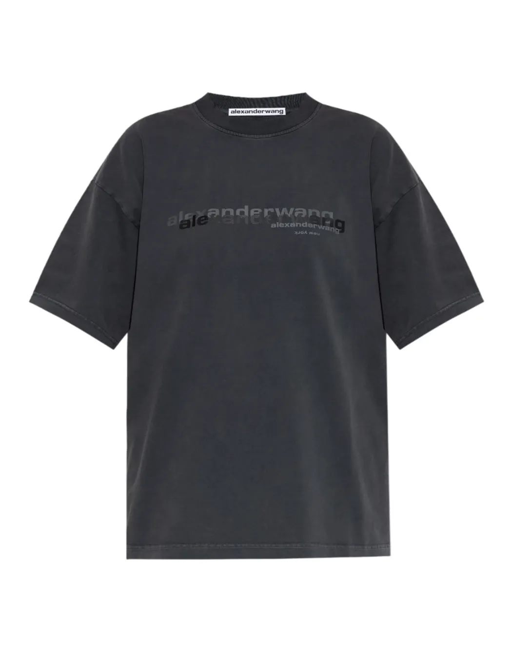 T-SHIRT CON TRIPLICE LOGO