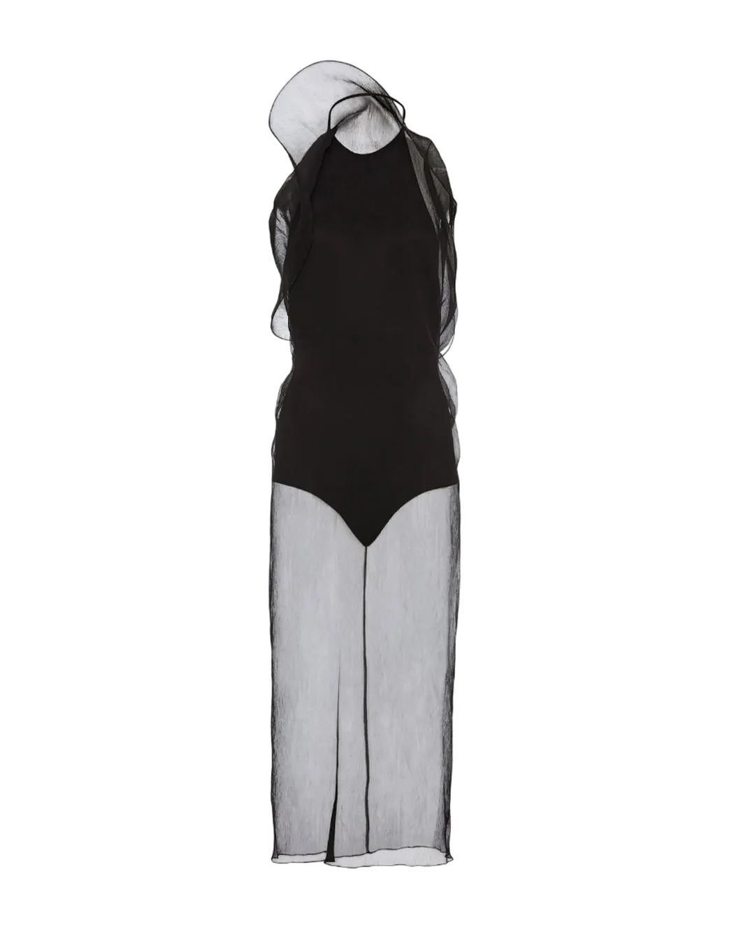 ABITO MIDI IN ORGANZA DI SETA