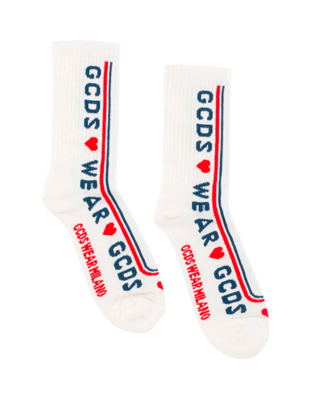 CALZINI CON STAMPA LOGO A CONTRASTO