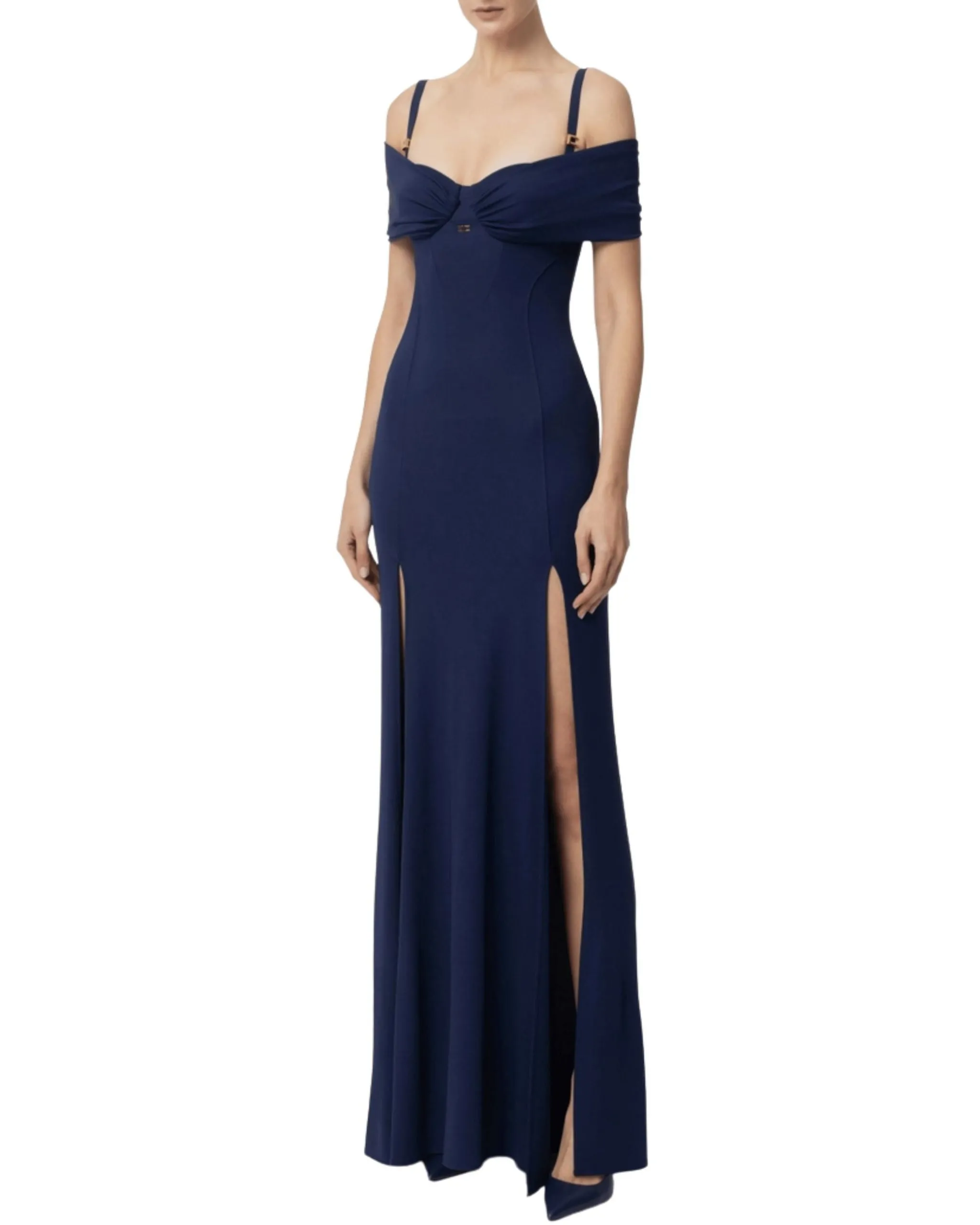 Elisabetta Franchi Abito Red Carpet Oltremare