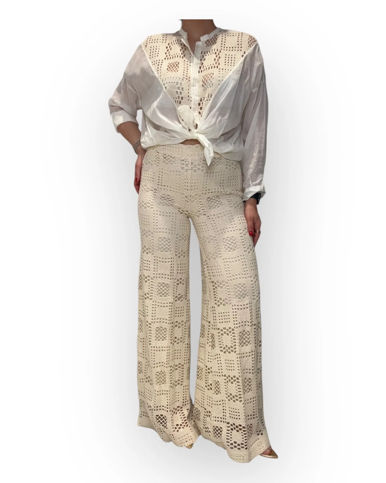 S25P989 - PANTALONE - Tensione in