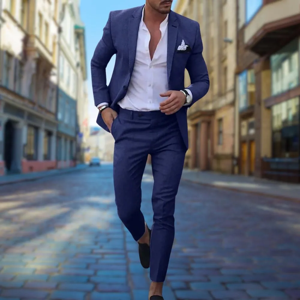 Leo - Moderno Slim Fit Abito per Uomini
